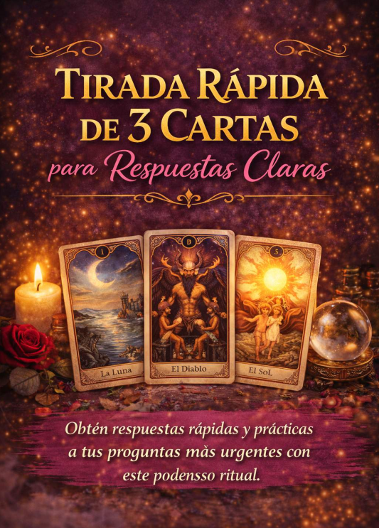 Tirada Rápida de 3 Cartas para Respuestas Claras